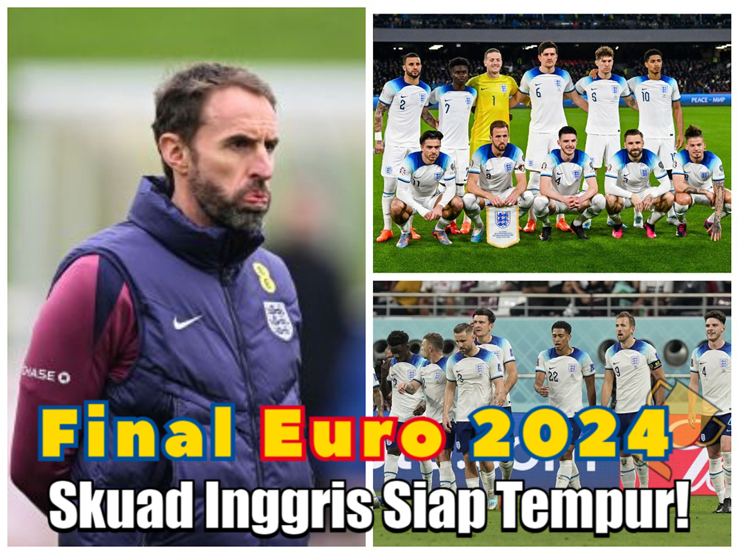 Final Euro 2024: Skuad Inggris Siap Tempur!